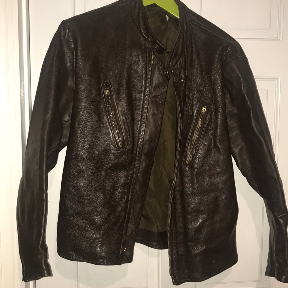 Men's leather jacket